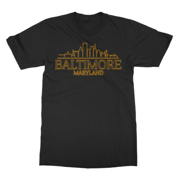 Baltimore Orange Neon Classic Adult T-Shirt