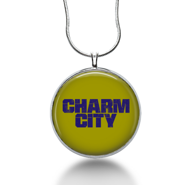 Charm City Gold and Purple Necklace